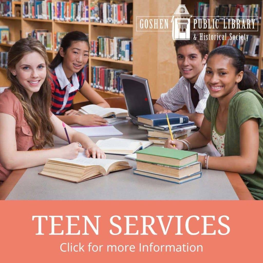 Teen Services - Click for more information