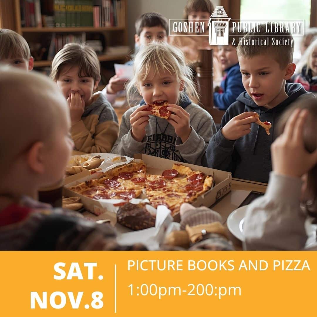 Saturday November 8 - Picture Books and Pizza 1:00pm-2:00pm