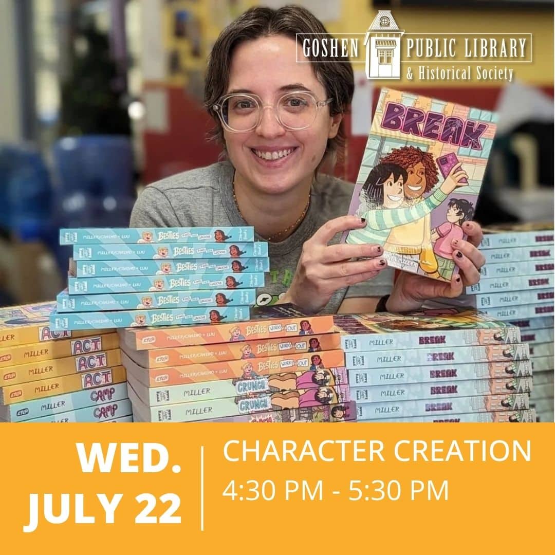 Wednesday July 22 - Character Creation 4:30 PM to 5:30 PM