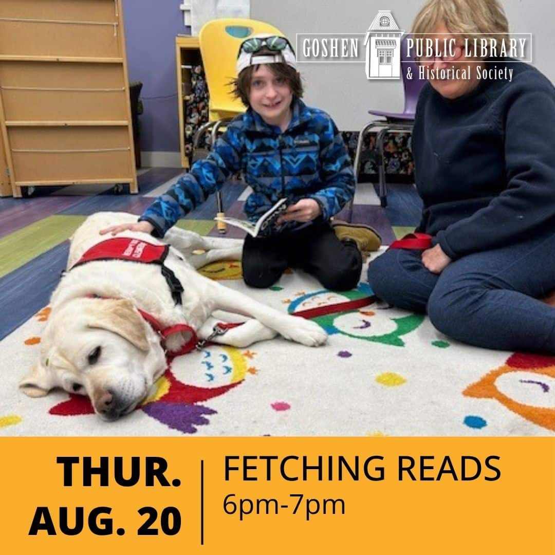 Thursday August 20 - Fetching Reads 6:00 PM to 7:00 PM