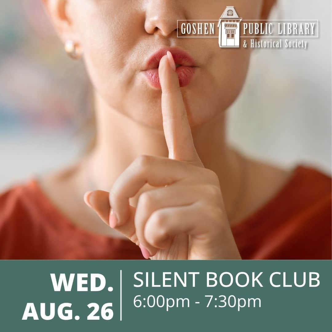 Wednesday August 26 - Silent Book Club 6:00 PM to 7:30 PM