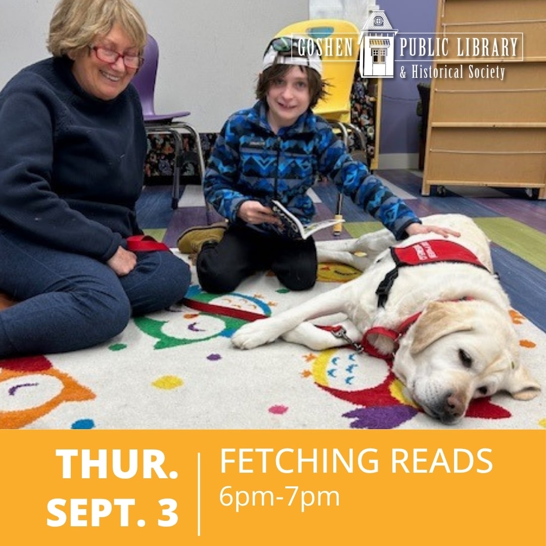 Thursday September 3 - Fetching Reads 6:00 PM to 7:00 PM